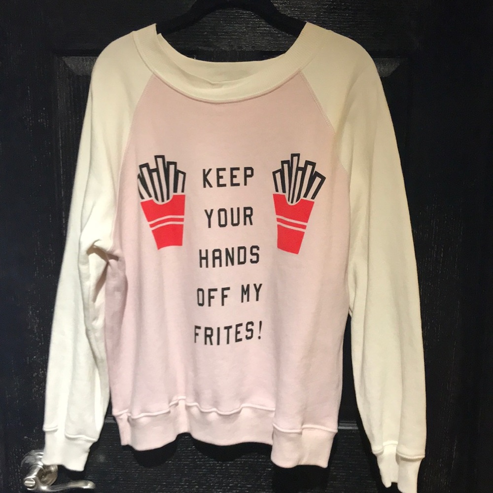 Wildfox Keep Your Hands Off My Frites Sweatshirt